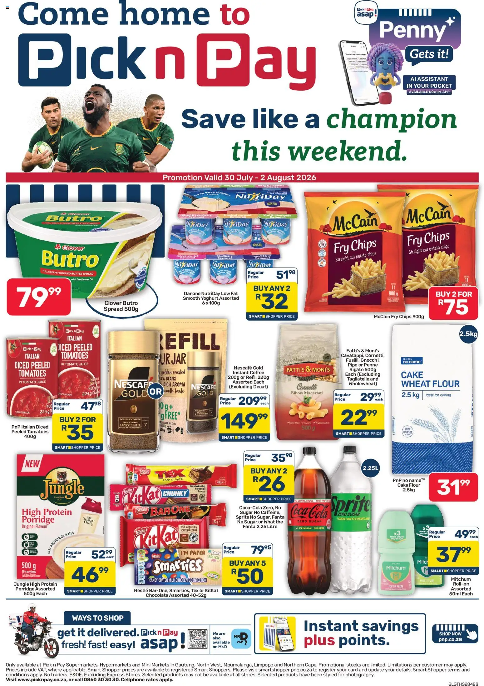 Preview of Pick n Pay flyer valid from 30/07/2026