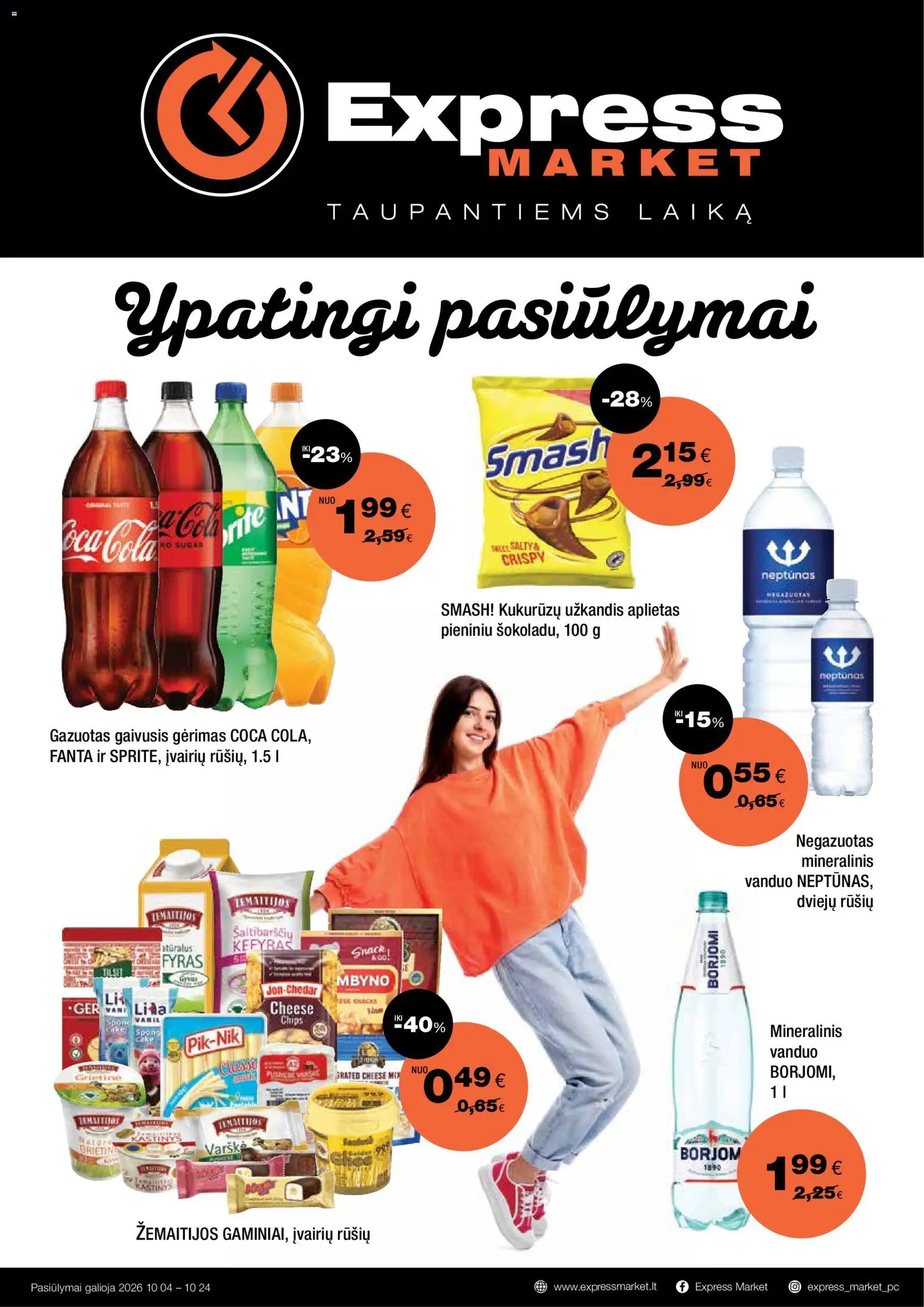 Express market parduotuvės leidinio Express market leidinys galiojančio nuo 2026.10.04 peržiūra