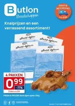 Voorbeeld van Butlon folder van winkel Butlon geldig vanaf 07-09-2026