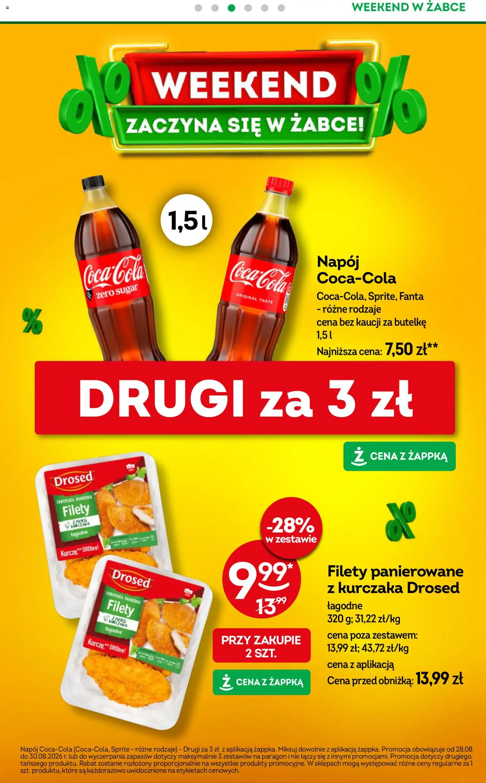 Pogląd gazetki "Żabka gazetka - Weekendowe promocje" ze sklepu Żabka ważnej od 28.08.2026