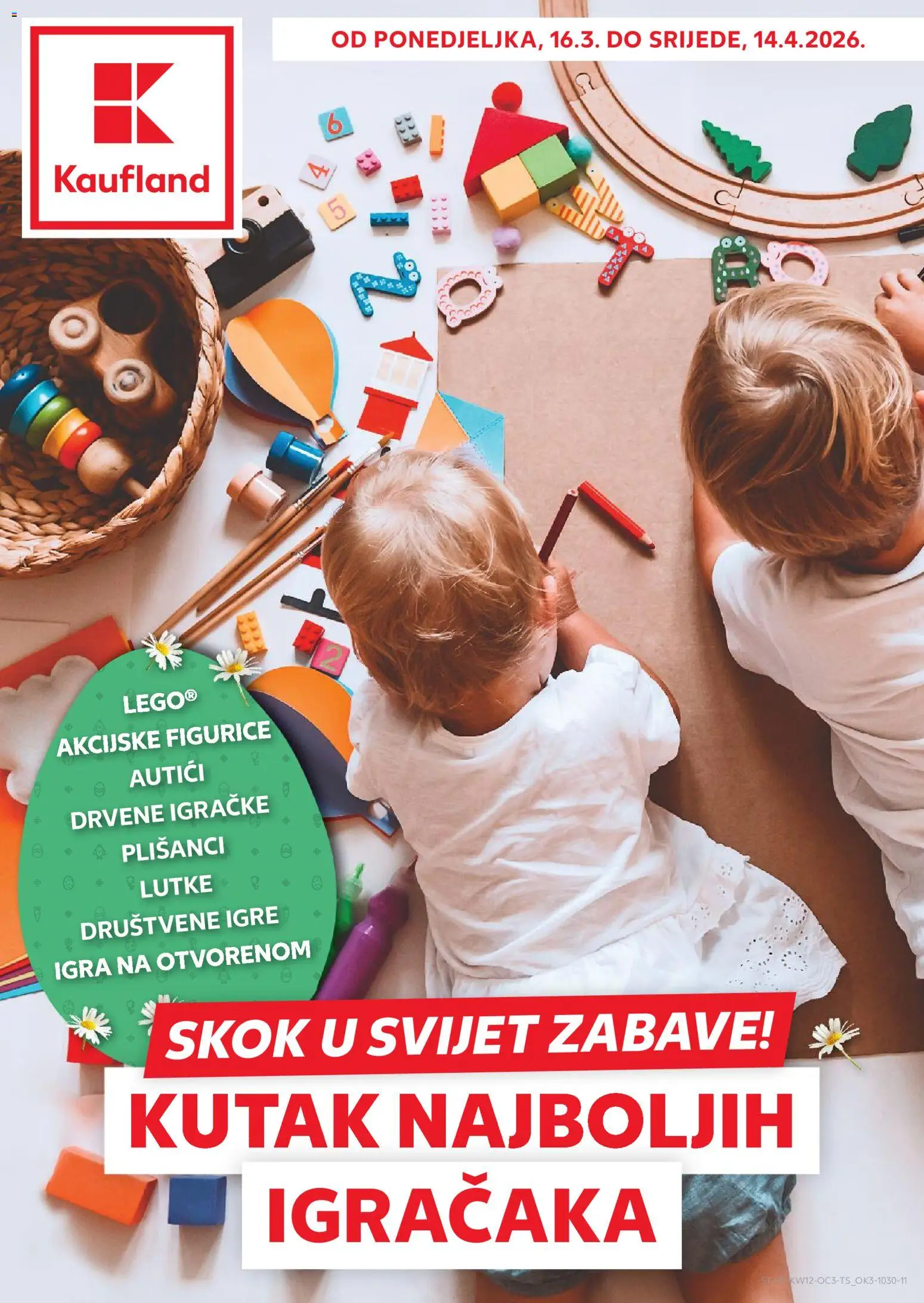 Pregled letka Rijeka Zamet trgovine Kaufland vrijedi od 16.03.2026 - Lego, Društvene igre, Igračke, Igra, Lutke