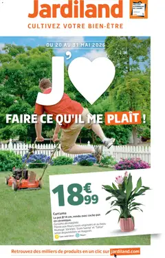 Prévisualisation de Jardiland catalogue du magasin Jardiland formulaire valide 20/05/2026