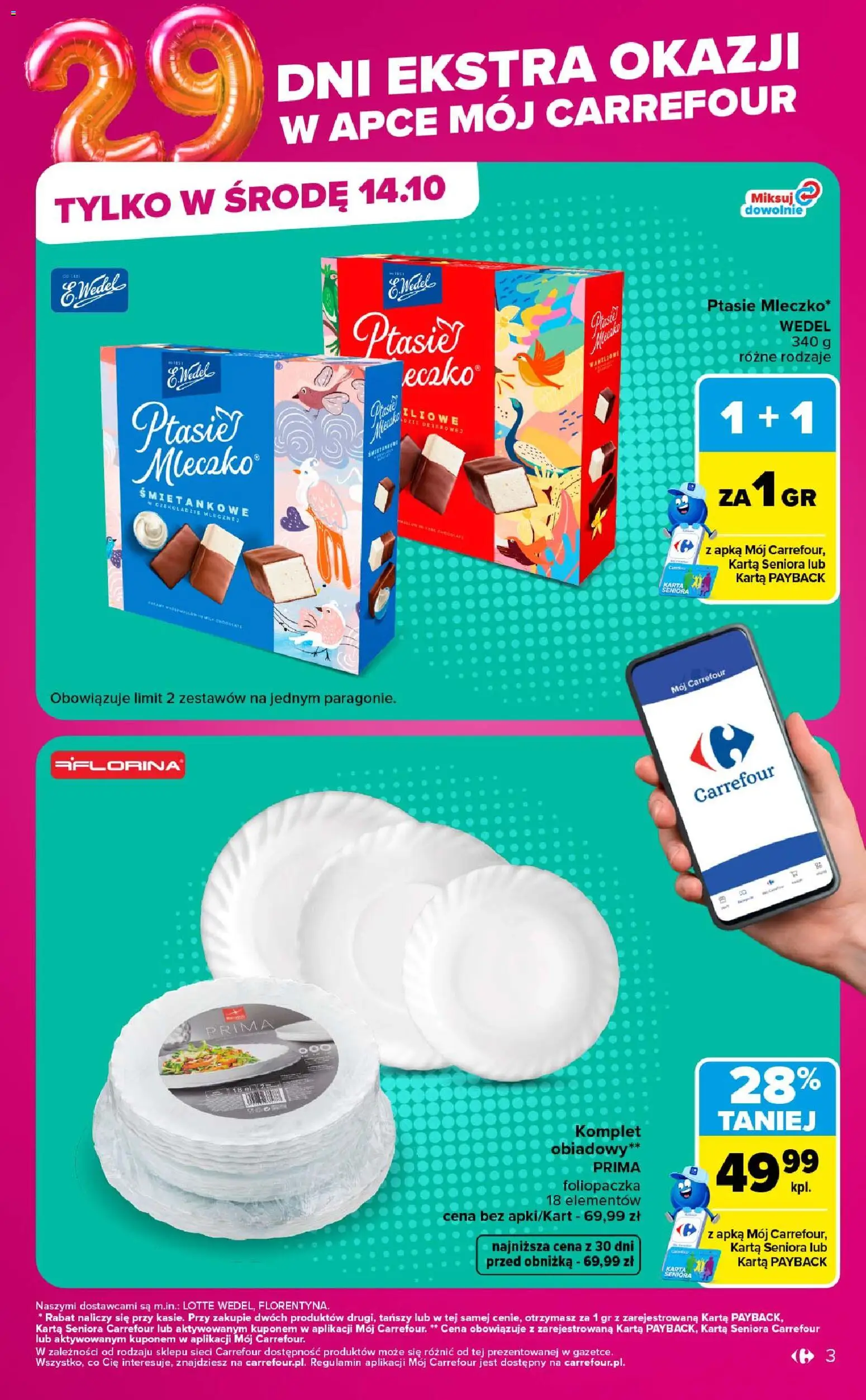 Pogląd gazetki "Carrefour gazetka - Market" ze sklepu Carrefour ważnej od 12.10.2026 - Karta