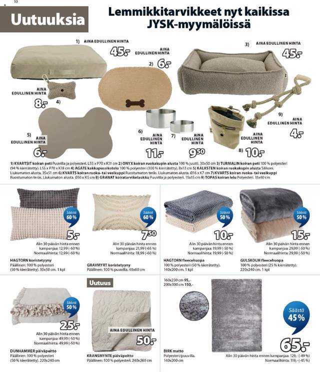 Uusi Jysk tarjouslehti alkaen 23/07