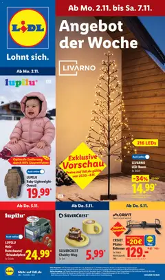 Vorschau von dem Prospekt des Geschäftes Lidl, gültig ab dem 02.11.2026