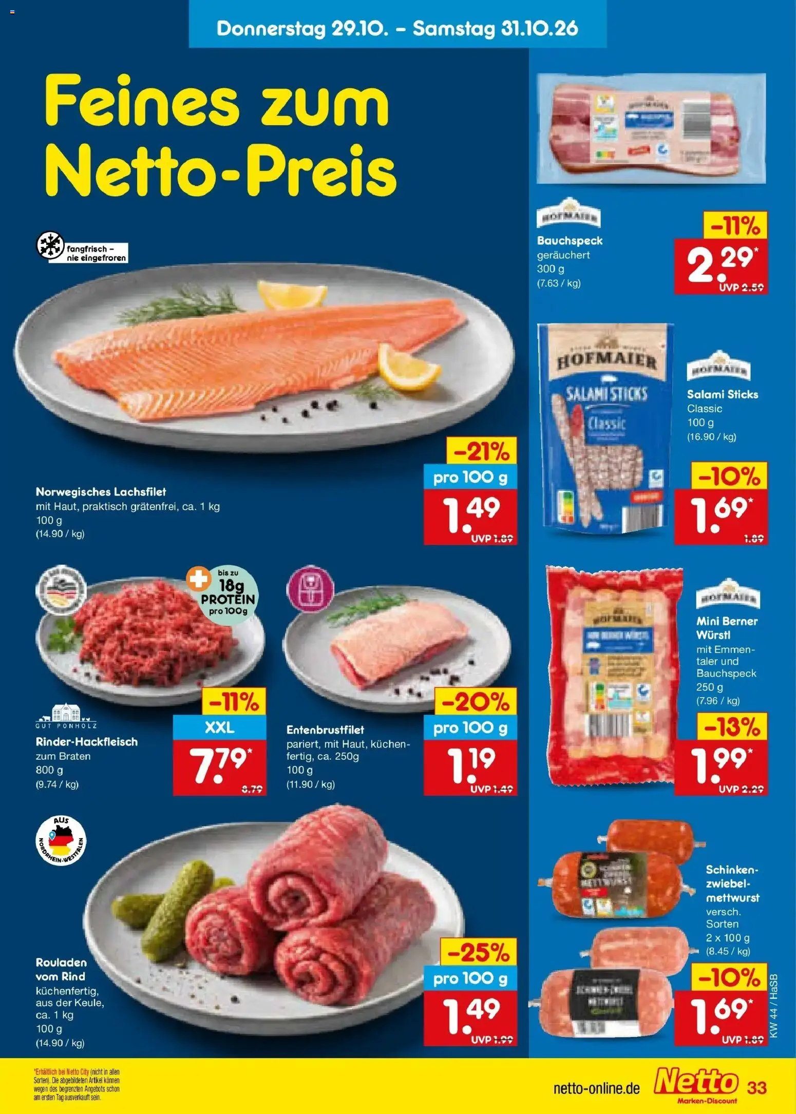 Vorschau von dem Prospekt des Geschäftes Netto Marken-Discount, gültig ab dem 26.10.2026