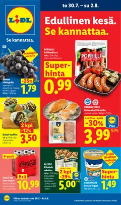 Kaupan Lidl Lidl tarjoukset esikatselu, voimassa 30/07/2026
