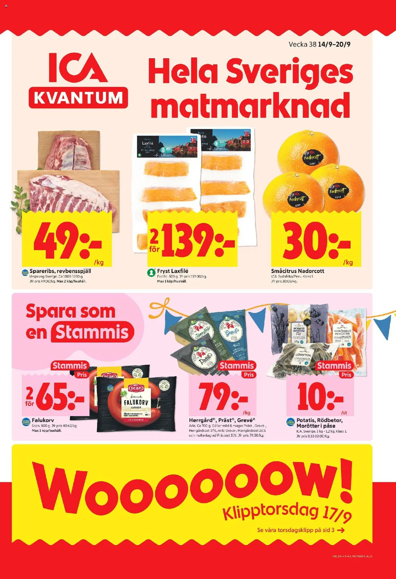 Förhandsgranska reklamblad ICA Kvantum erbjudanden från butik ICA Kvantum gäller från 14/09/2026