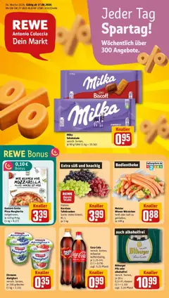 Vorschau von dem Prospekt des Geschäftes Rewe, gültig ab dem 17.08.2026