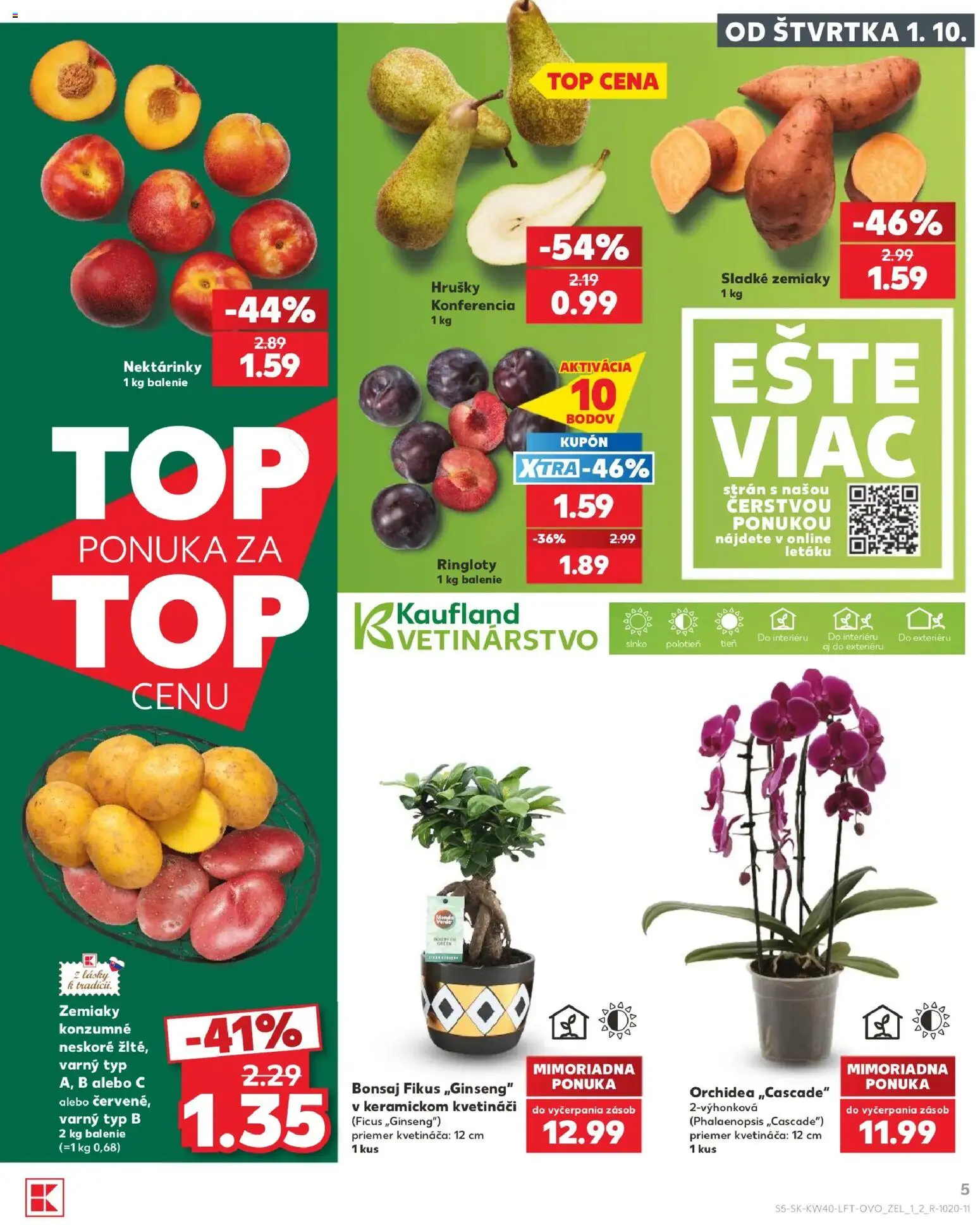 Náhľad Kaufland letáku platného od 01.10.2026