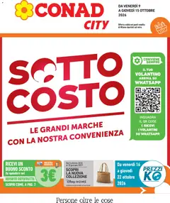 Anteprima dell'opuscolo Conad volantino City Lombardia dal negozio Conad valido da 09/10/2026