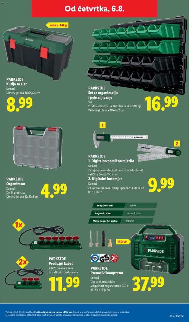 Novi Lidl katalog od 03.08.