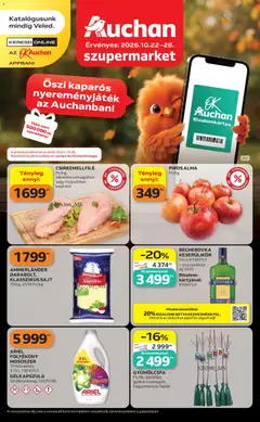 Auchan - Auchan Szupermarket akciós újság megtekintése, amely érvényes 2026.10.22.-től