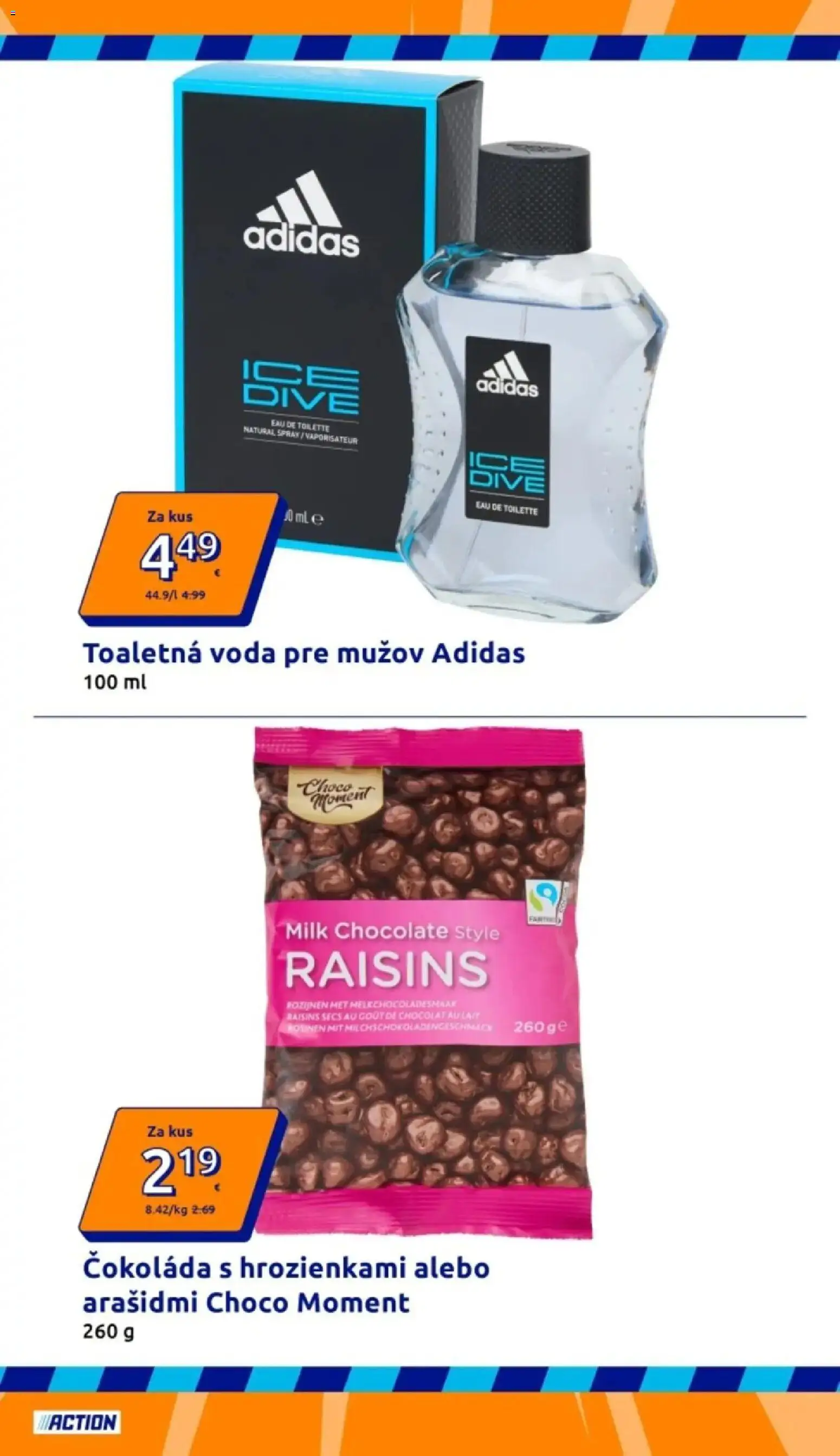 Náhľad Action letáku platného od 30.09.2026 - Adidas, Voda, Čokoláda, Toaletná voda