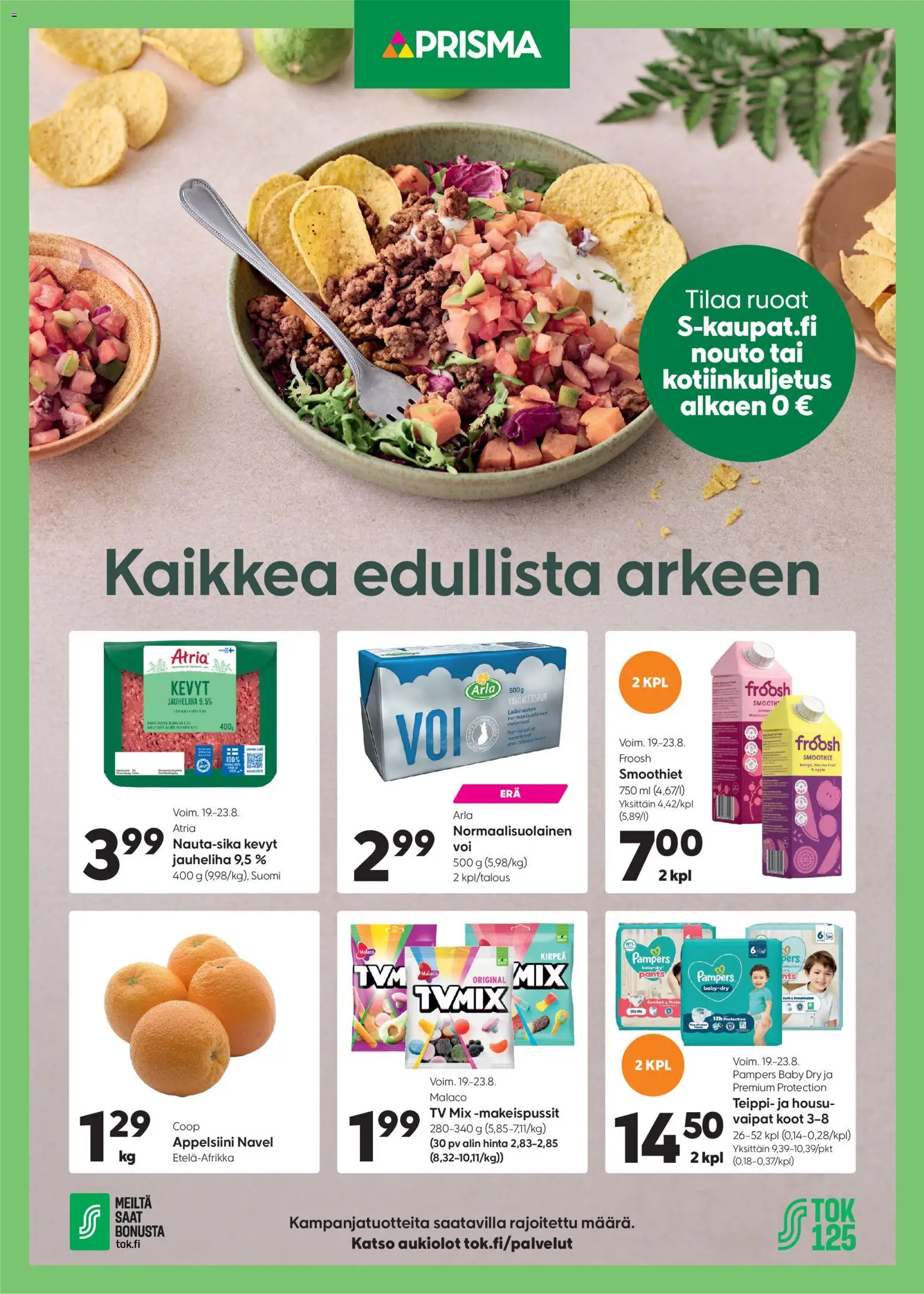 Kaupan Prisma Prisma - Kaikkea edullista arkeen esikatselu, voimassa 19/08/2026