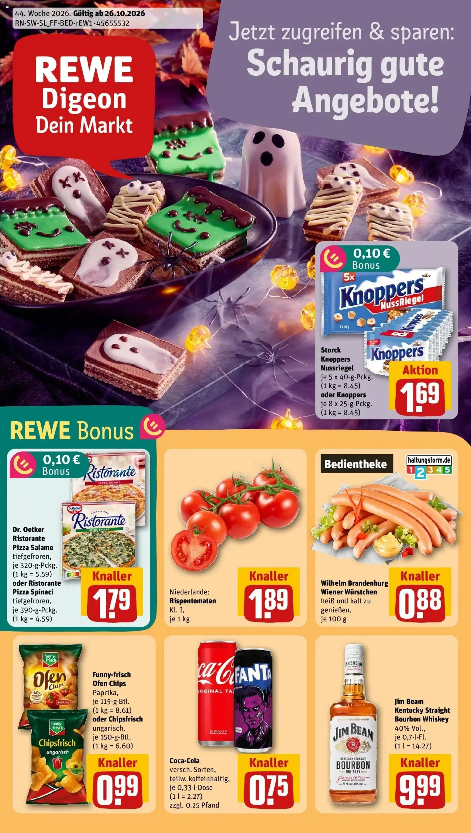Vorschau von dem Prospekt des Geschäftes Rewe, gültig ab dem 26.10.2026