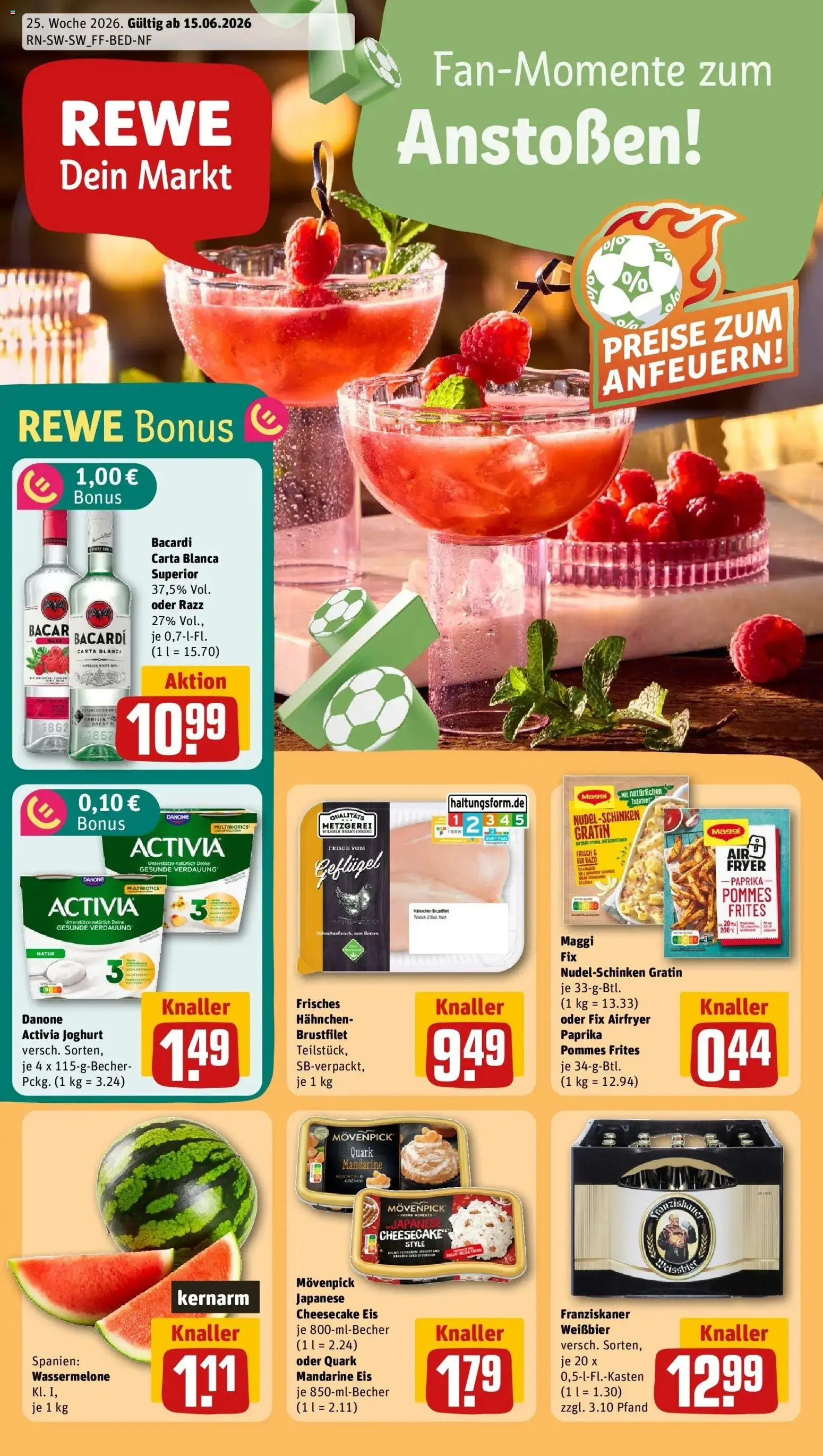 Vorschau von dem Prospekt des Geschäftes Rewe, gültig ab dem 14.06.2026