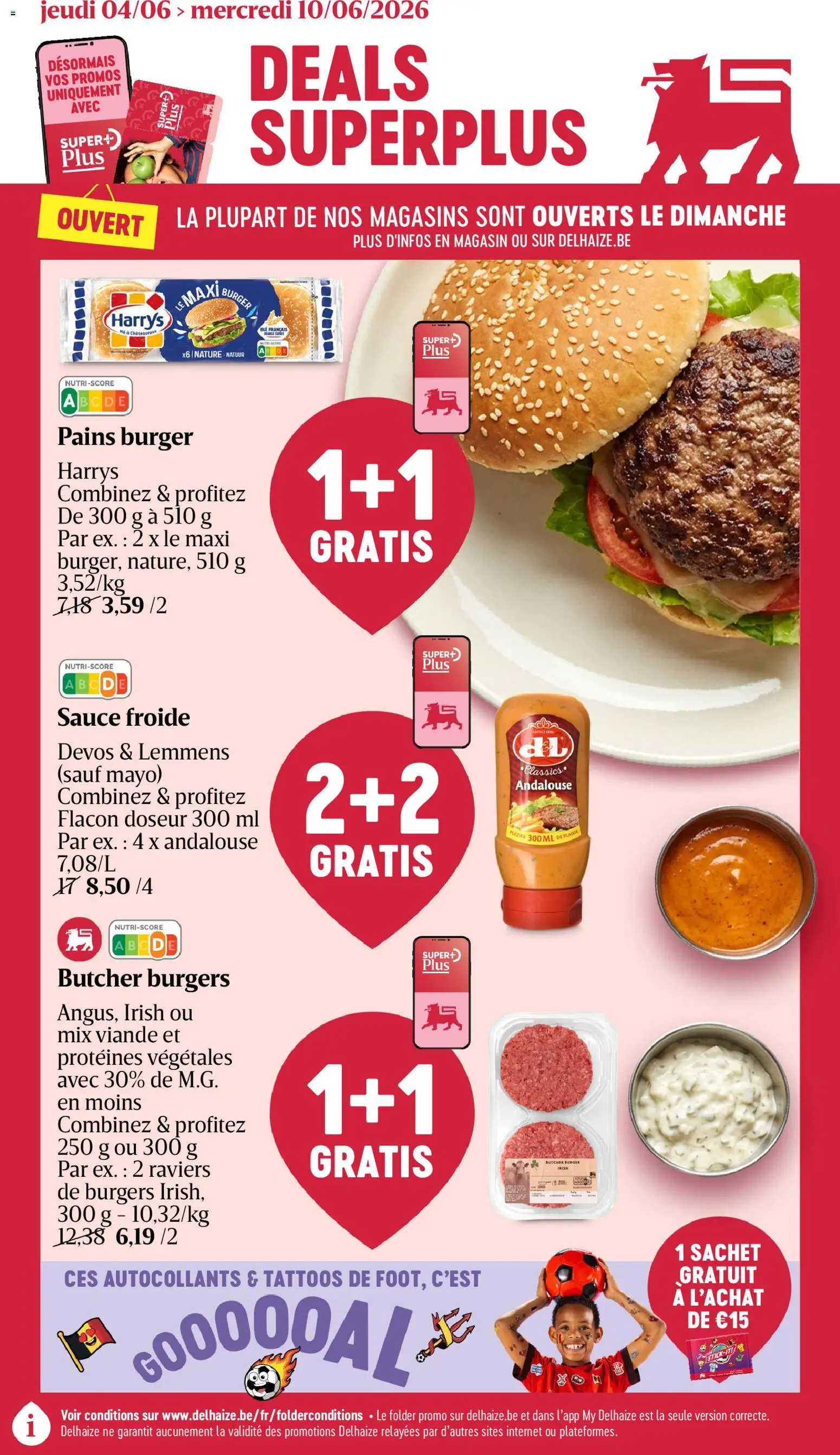 Voorbeeld van Delhaize Folder de la semaine 23 van winkel Delhaize geldig vanaf 04/06/2026