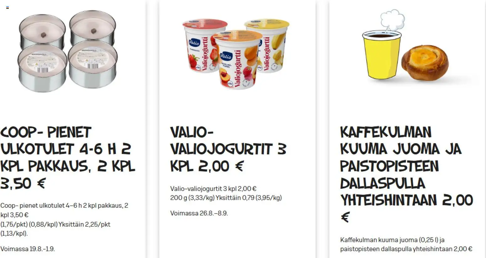 Kaupan Alepa Alepa tarjoukset esikatselu, voimassa 26/08/2026