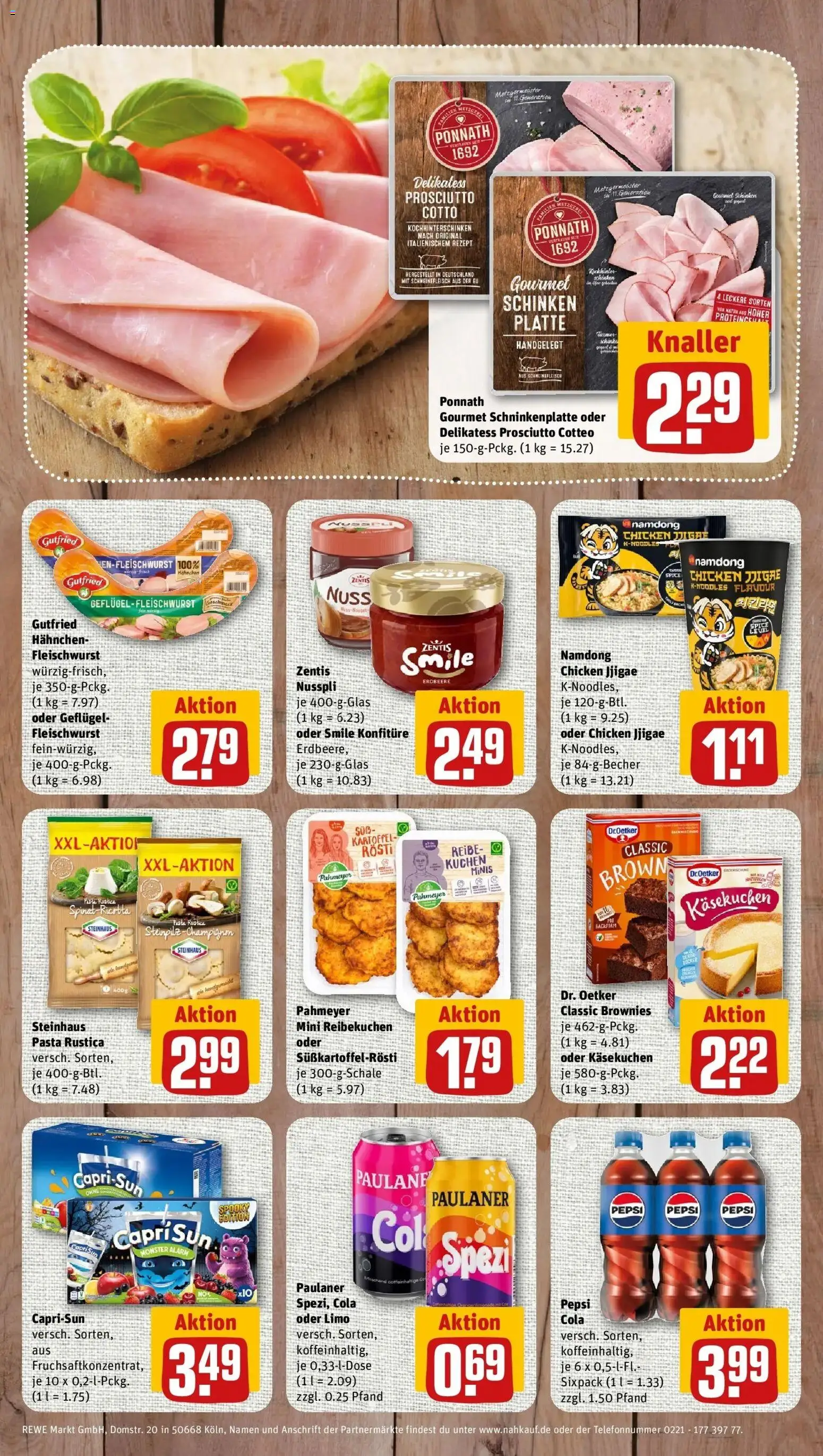 Vorschau von dem Prospekt des Geschäftes Rewe, gültig ab dem 19.10.2026