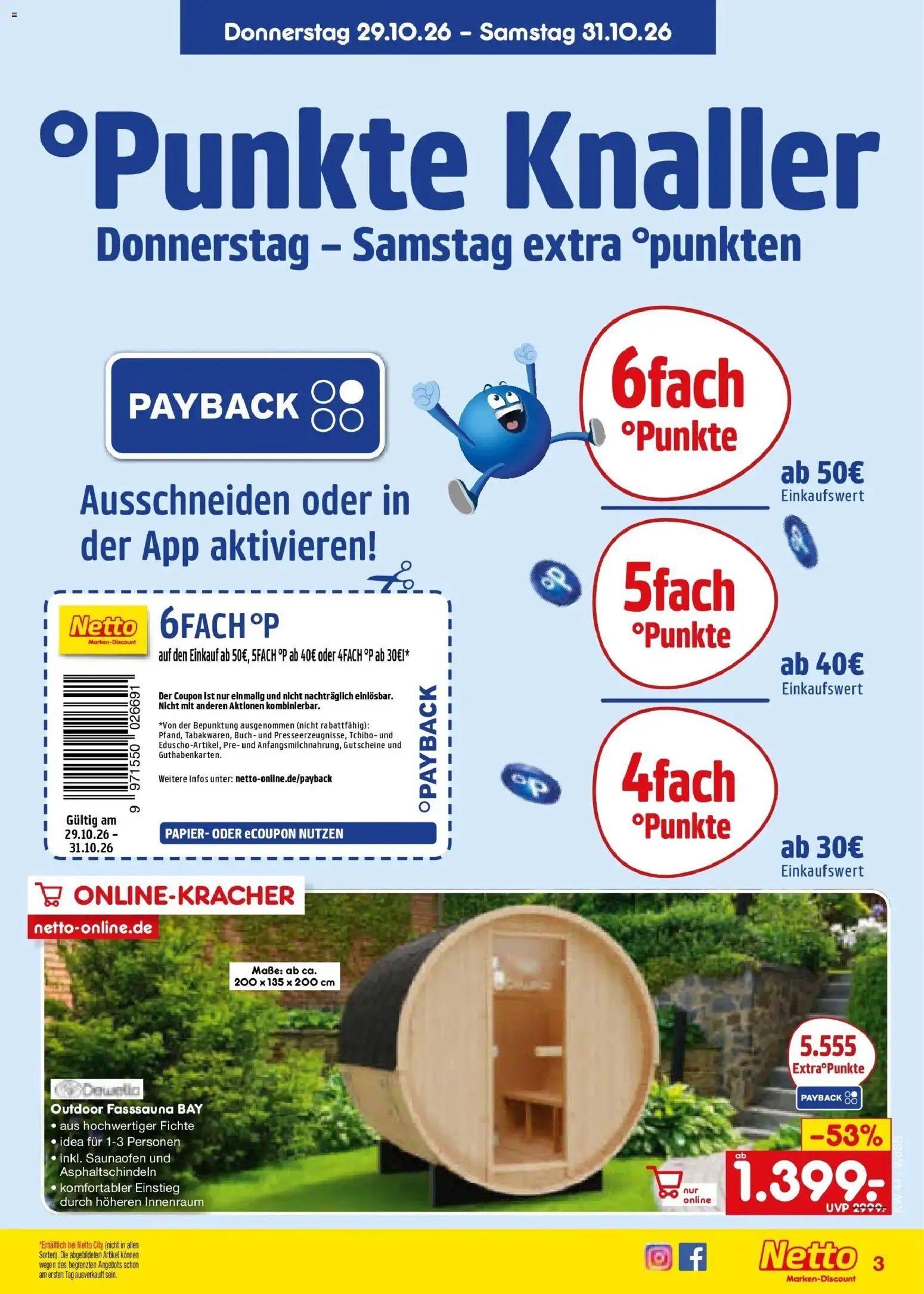 Vorschau von dem Prospekt des Geschäftes Netto Marken-Discount, gültig ab dem 26.10.2026