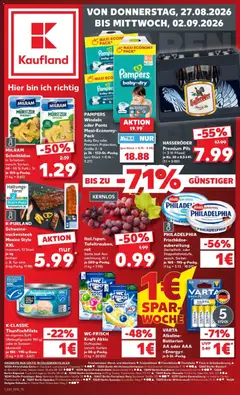 Vorschau von dem Prospekt des Geschäftes Kaufland, gültig ab dem 27.08.2026