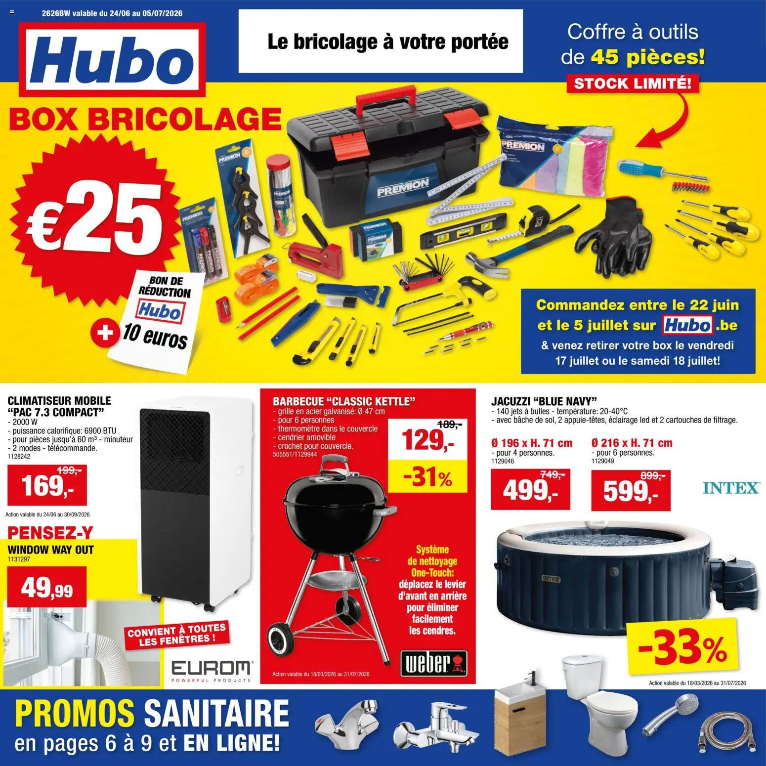 Voorbeeld van Hubo Publicité van winkel Hubo geldig vanaf 24/06/2026 - Barbecue, Box
