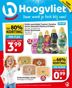 Voorbeeld van Hoogvliet folder van winkel Hoogvliet geldig vanaf 22-07-2026
