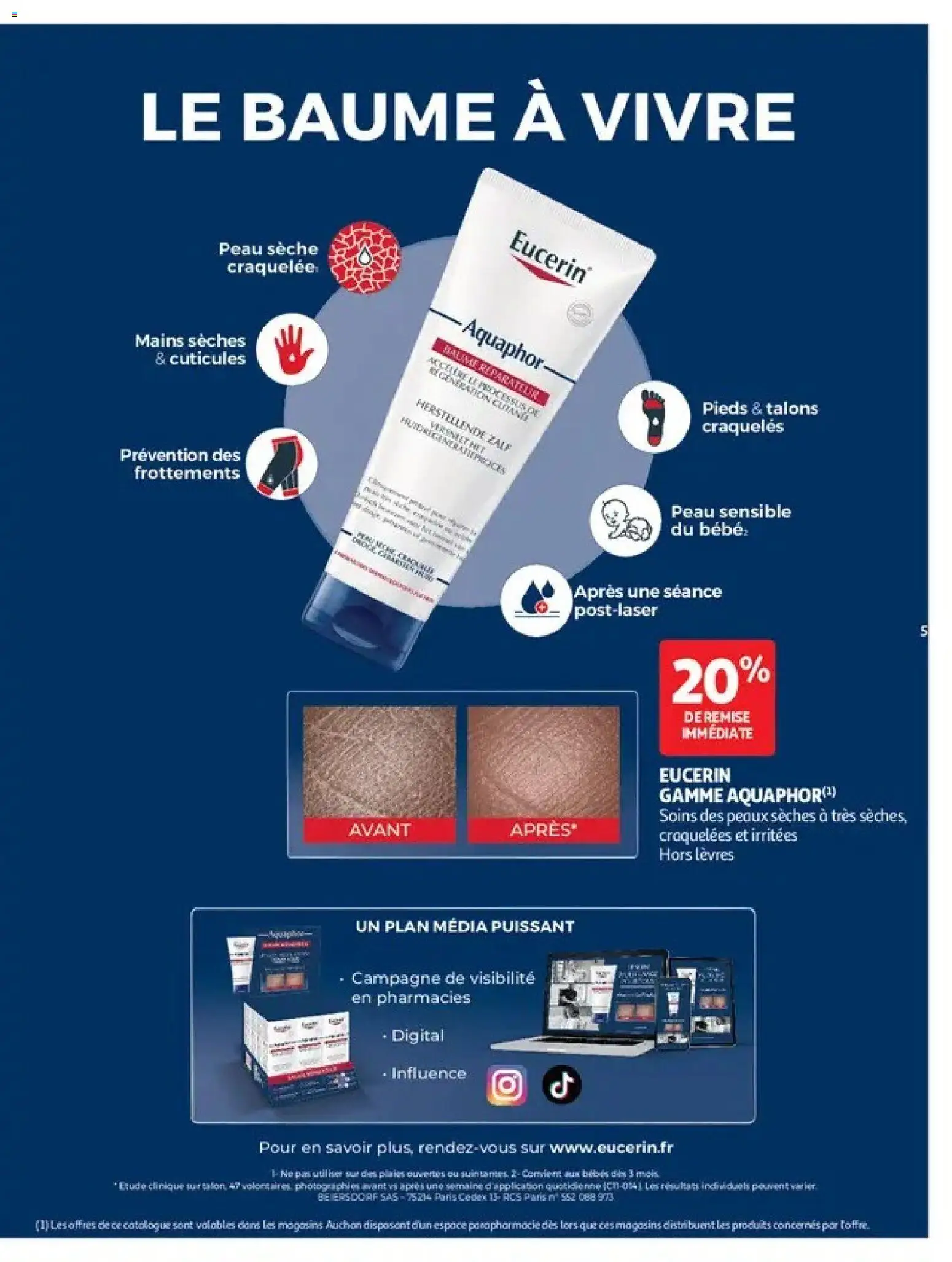 Prévisualisation de Auchan Parapharmacie, beauté du magasin Auchan formulaire valide 27/10/2026 - USB