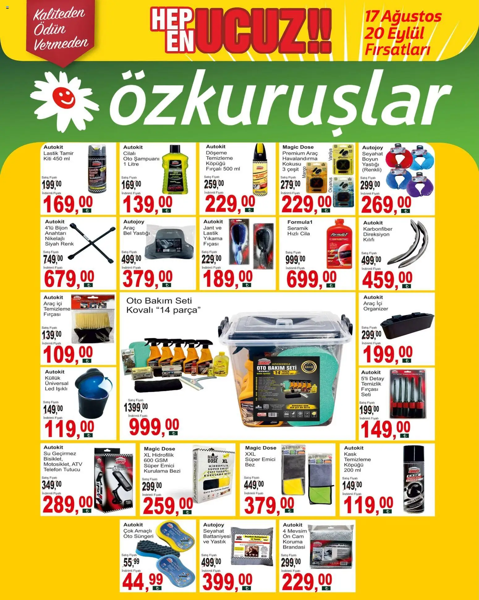 Özkuruşlar Özkuruşlar İndirim 17.08.2026 - Broşürünün önizlemesi