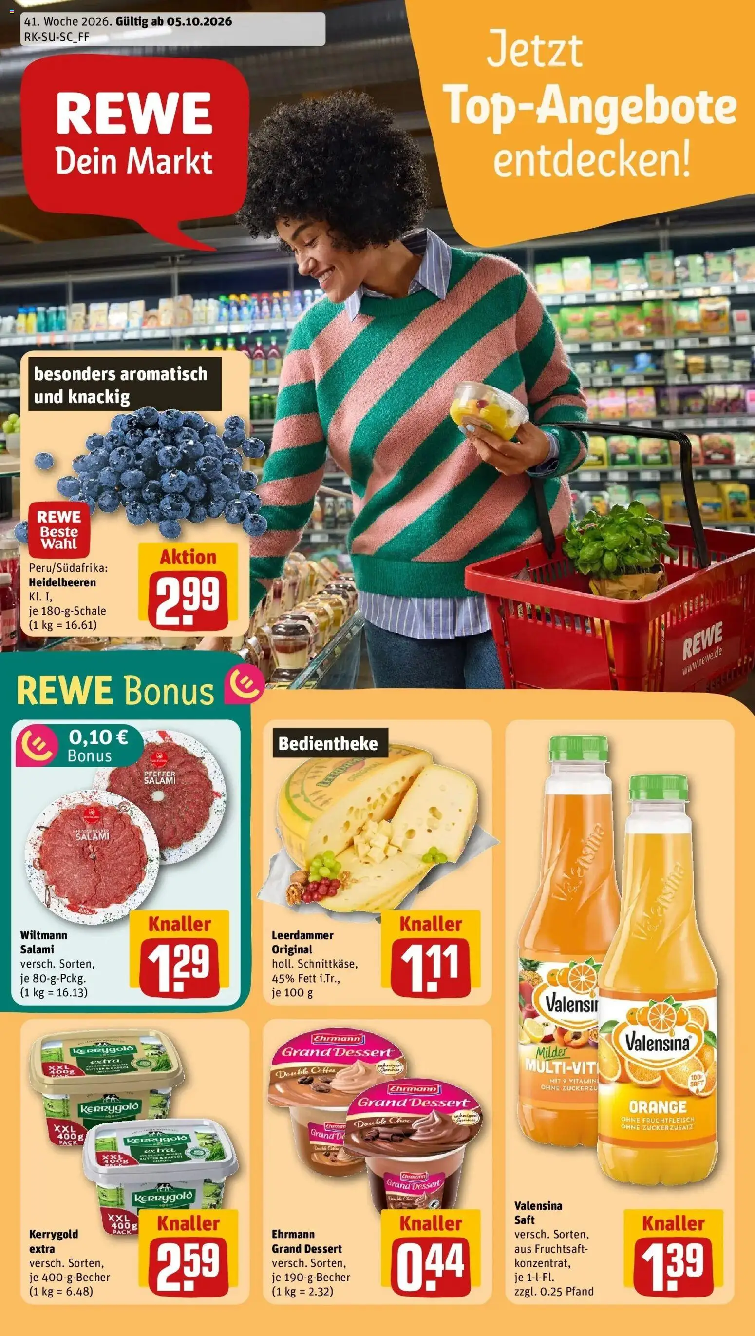 Vorschau von dem Prospekt des Geschäftes Rewe, gültig ab dem 05.10.2026