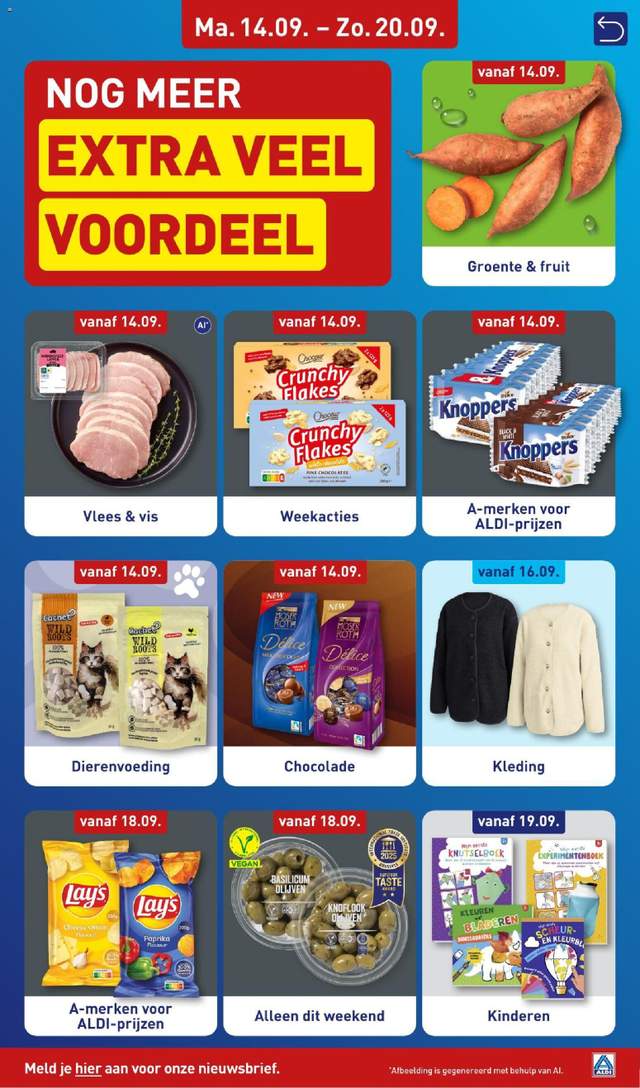 Nieuwe Aldi folder vanaf 14-09
