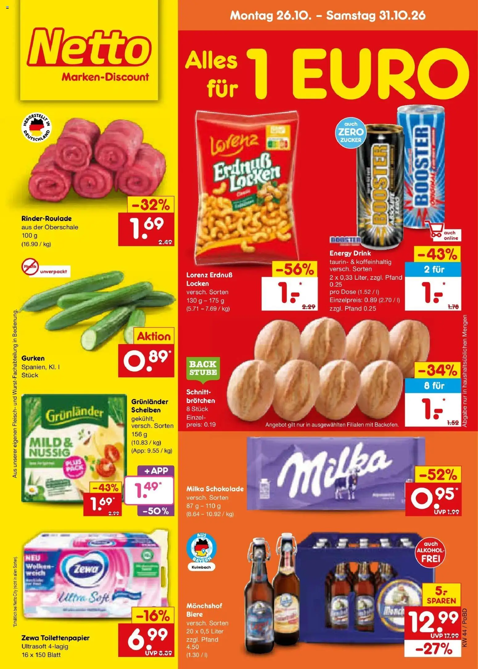 Vorschau von dem Prospekt des Geschäftes Netto Marken-Discount, gültig ab dem 26.10.2026
