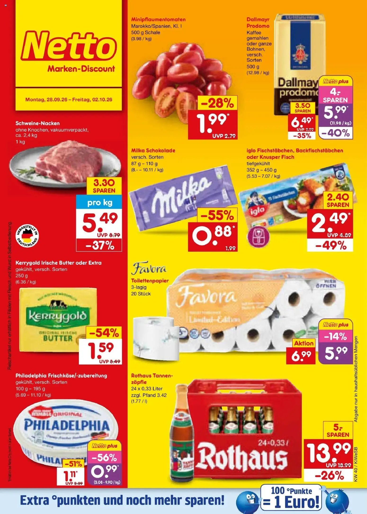 Vorschau von dem Prospekt des Geschäftes Netto Marken-Discount, gültig ab dem 28.09.2026