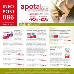 Vorschau von dem Prospekt des Geschäftes Apotal, gültig ab dem 16.07.2026