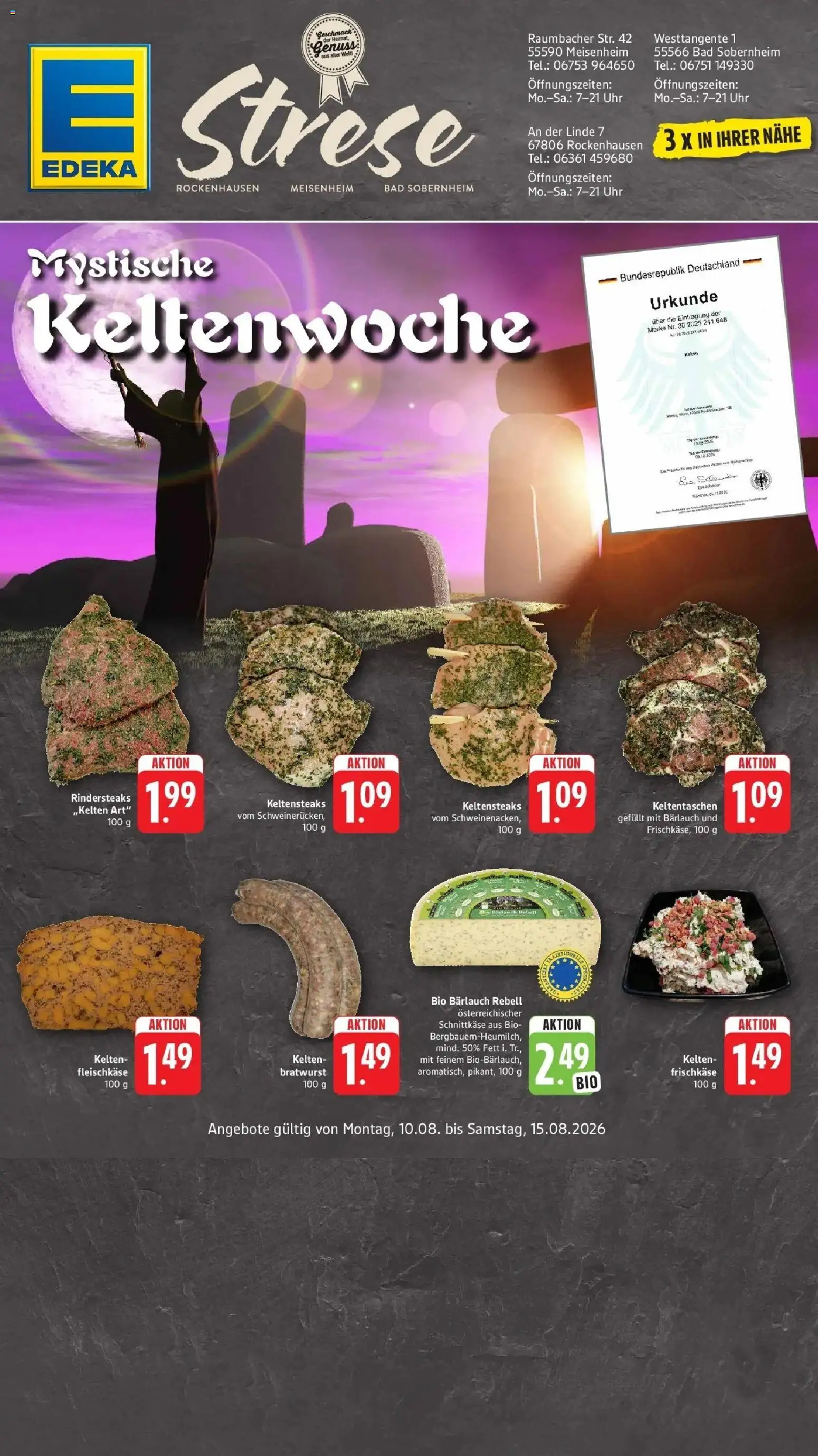 Vorschau von dem Prospekt des Geschäftes Edeka, gültig ab dem 10.08.2026