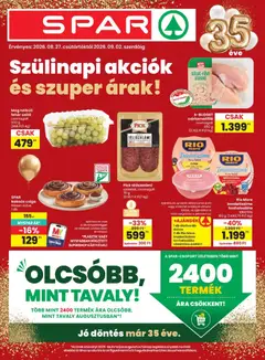 Spar - Spar akciós újság megtekintése, amely érvényes 2026.08.27.-től