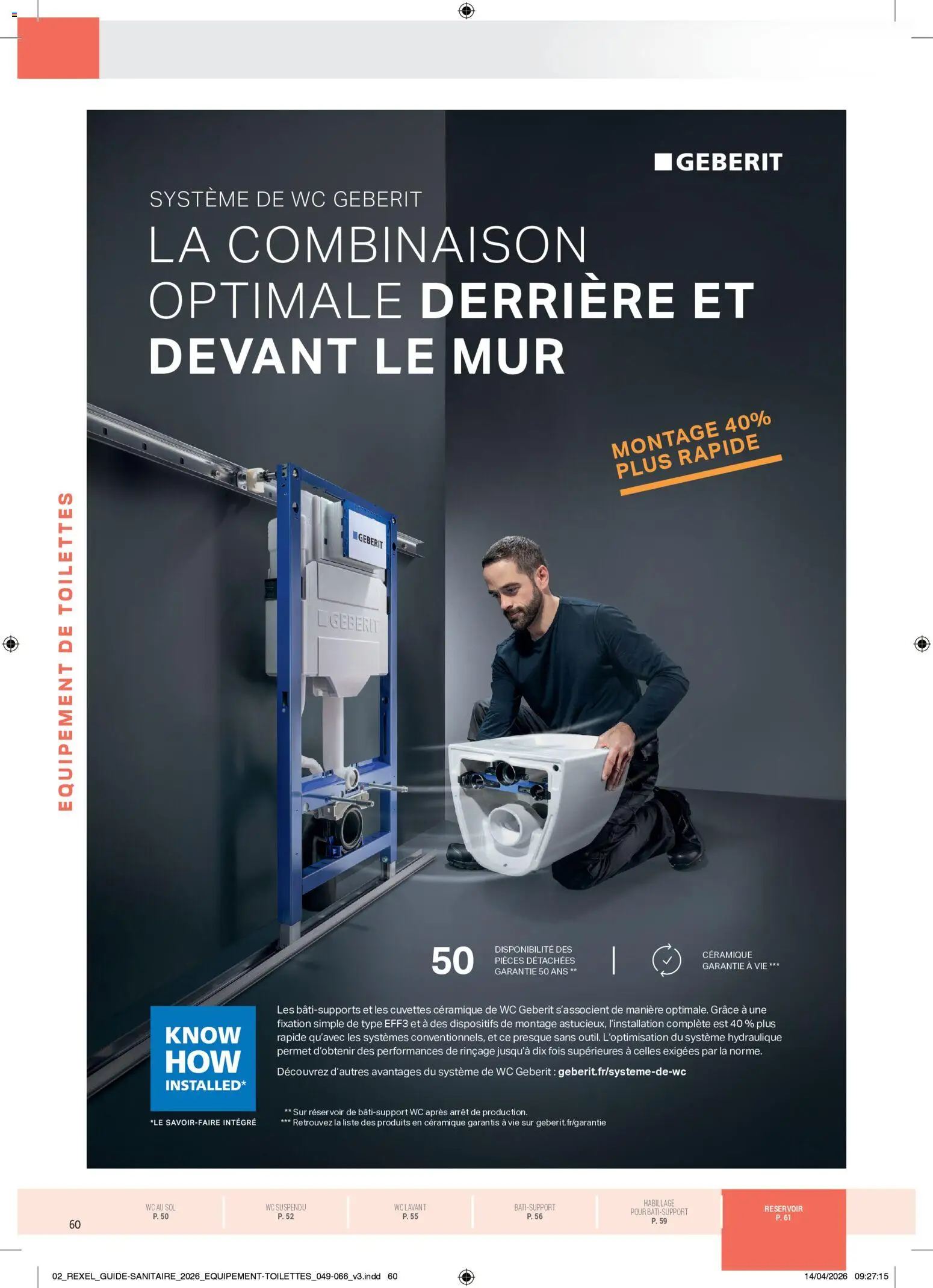 Prévisualisation de Rexel - Brochure Sanitaire du magasin Rexel formulaire valide 20/04/2026 - Toilettes, Combinaison