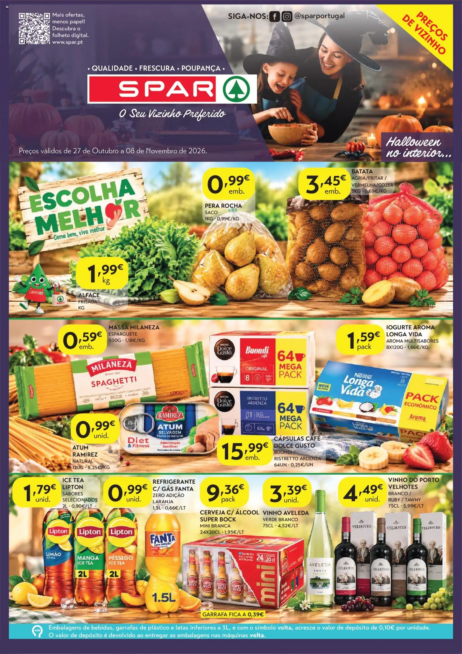 Pré-visualização do folheto da loja Spar válida a partir de 27/10/2026