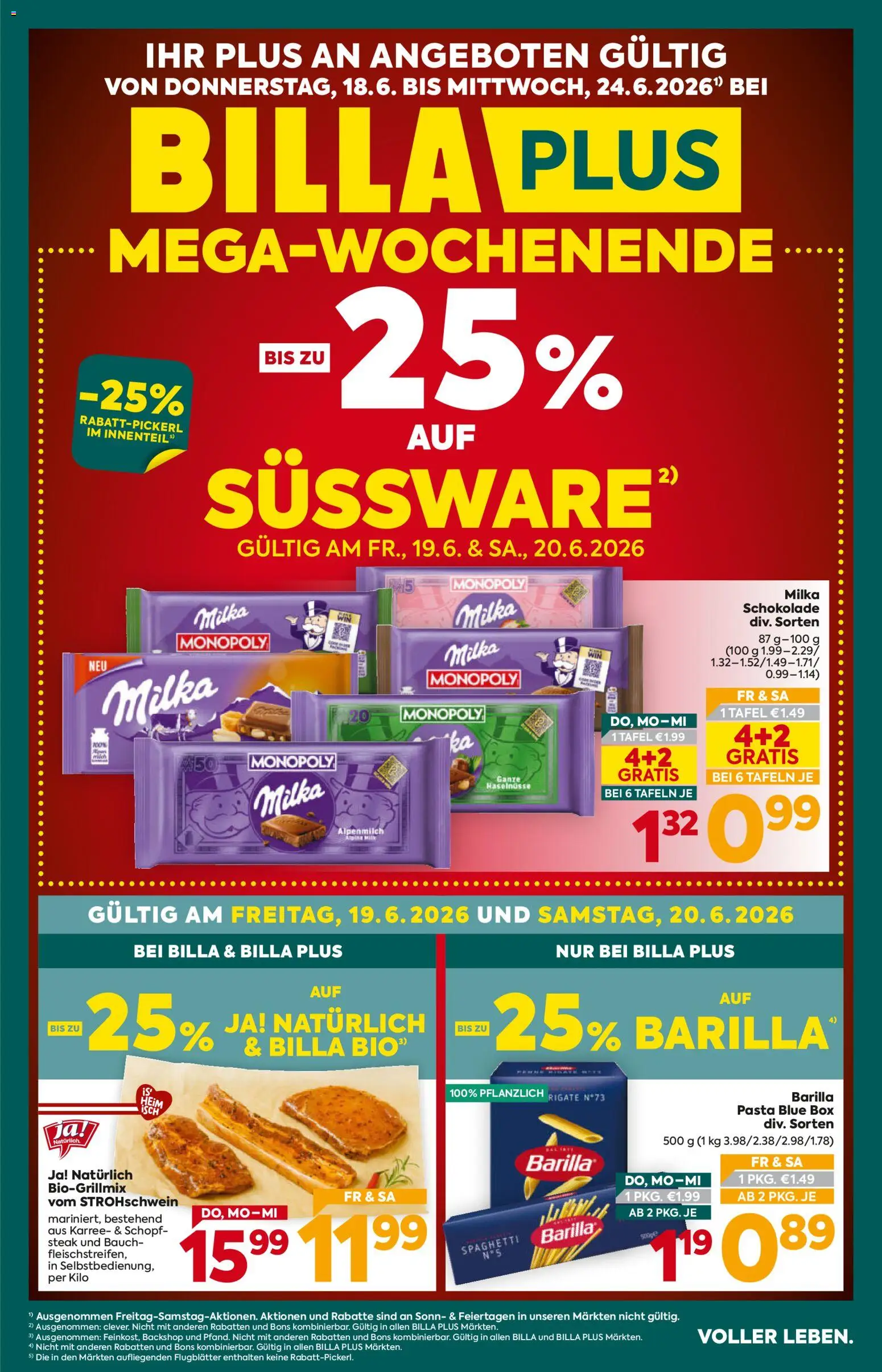 Vorschau der Angebote: Billa Plus Billa Plus Flugblatt gültig ab 18.06.2026