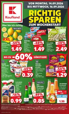 Vorschau von dem Prospekt des Geschäftes Kaufland, gültig ab dem 14.09.2026