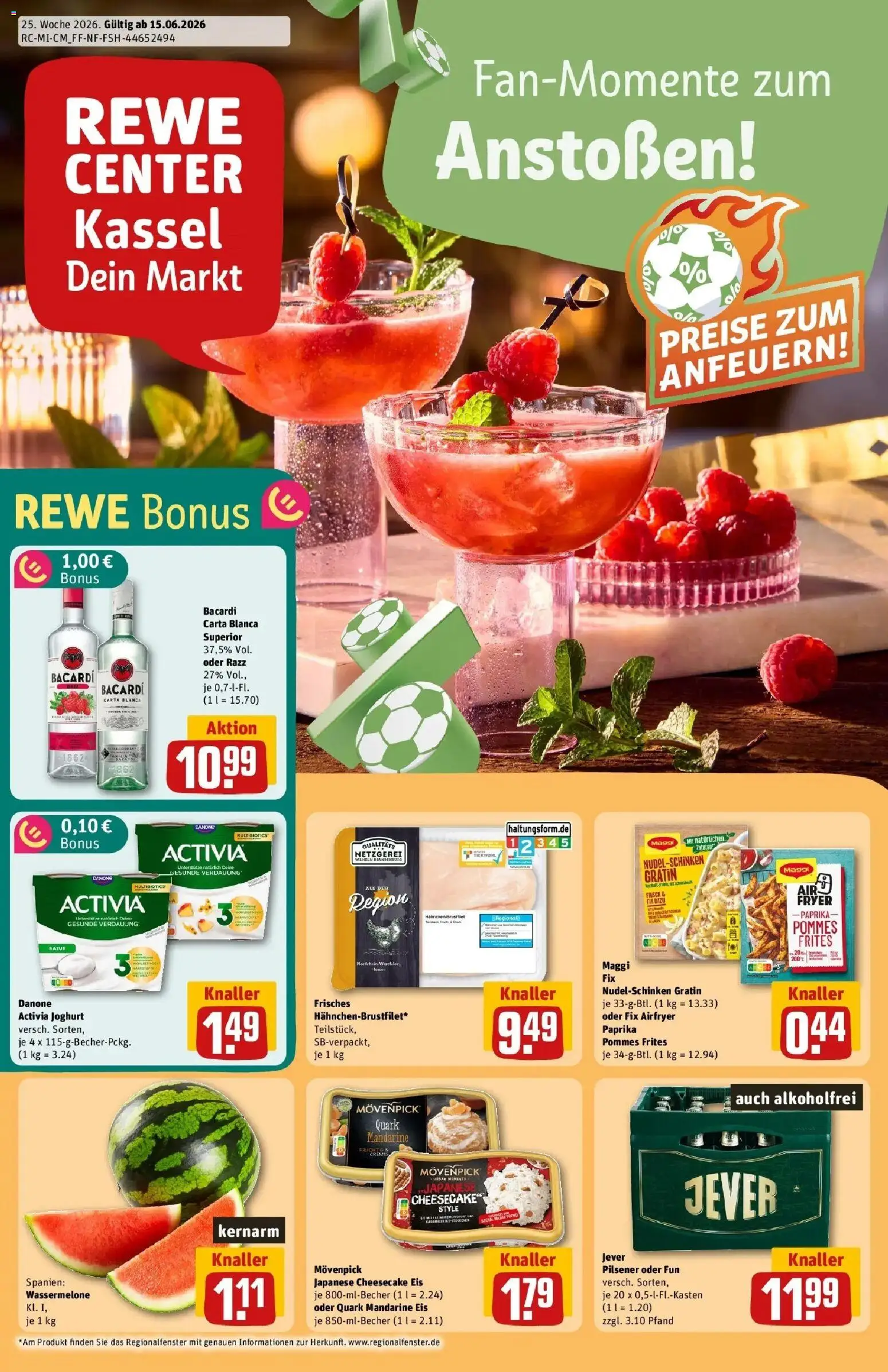 Vorschau von dem Prospekt des Geschäftes Rewe, gültig ab dem 14.06.2026