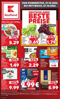 Vorschau von dem Prospekt des Geschäftes Kaufland, gültig ab dem 01.10.2026