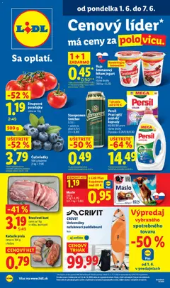 Náhľad Lidl letáku platného od 01.06.2026