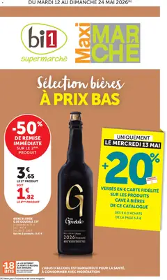 Prévisualisation de bi1 Maxi marché catalogue du magasin bi1 formulaire valide 12/05/2026