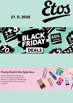 Voorbeeld van Etos - Black Friday kennisgeving van winkel Etos geldig vanaf 23-10-2026