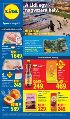 Lidl - Lidl akciós újság megtekintése, amely érvényes 2026.08.27.-től