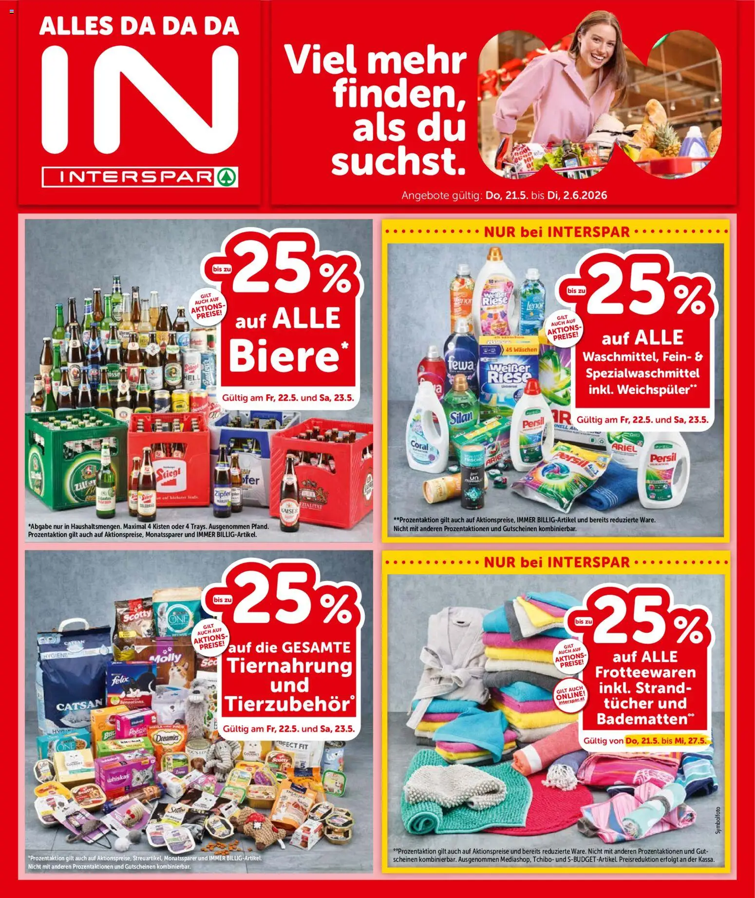 Vorschau der Angebote: Interspar Interspar Flugblatt - Tirol gültig ab 21.05.2026