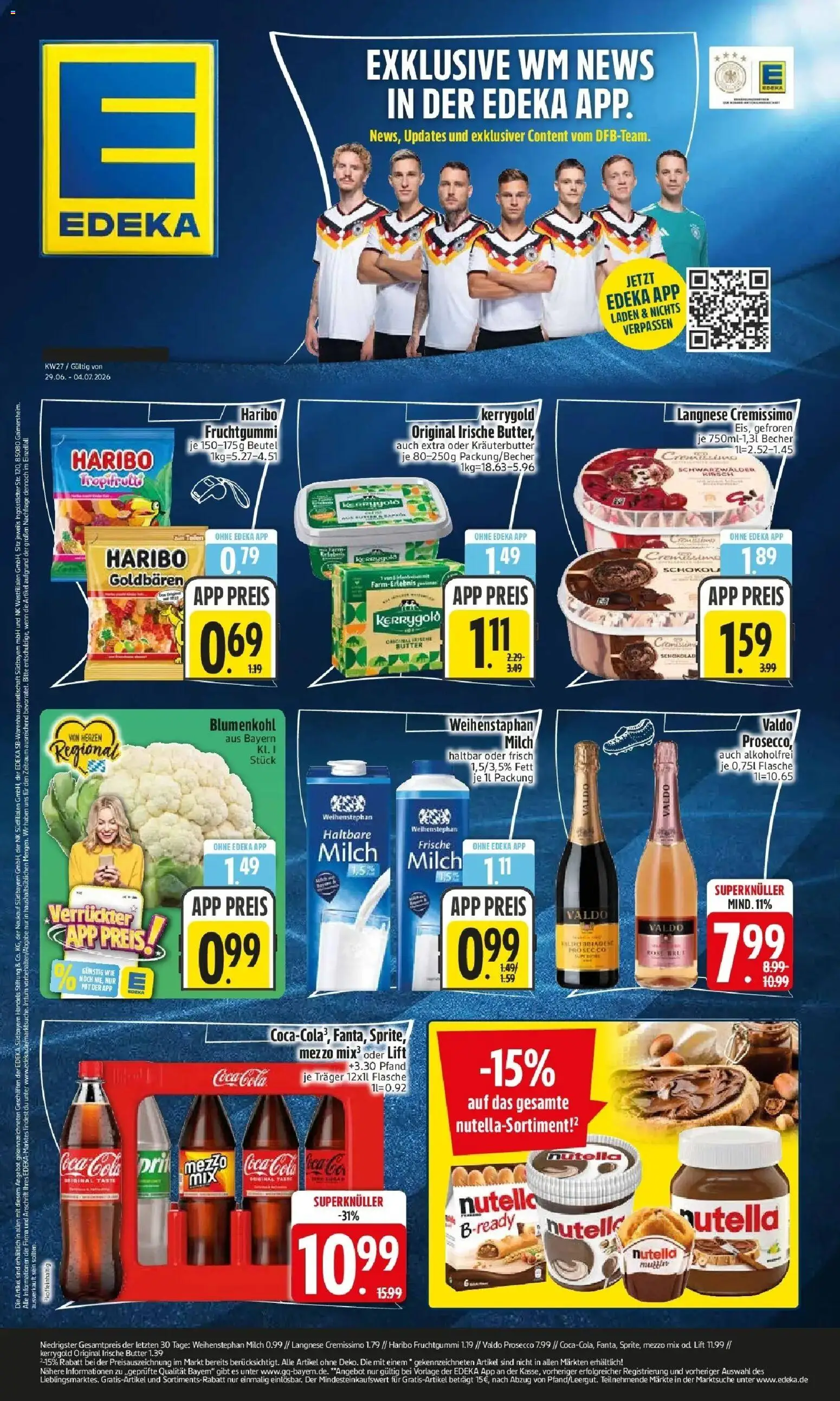 Vorschau von dem Prospekt des Geschäftes Edeka, gültig ab dem 28.06.2026