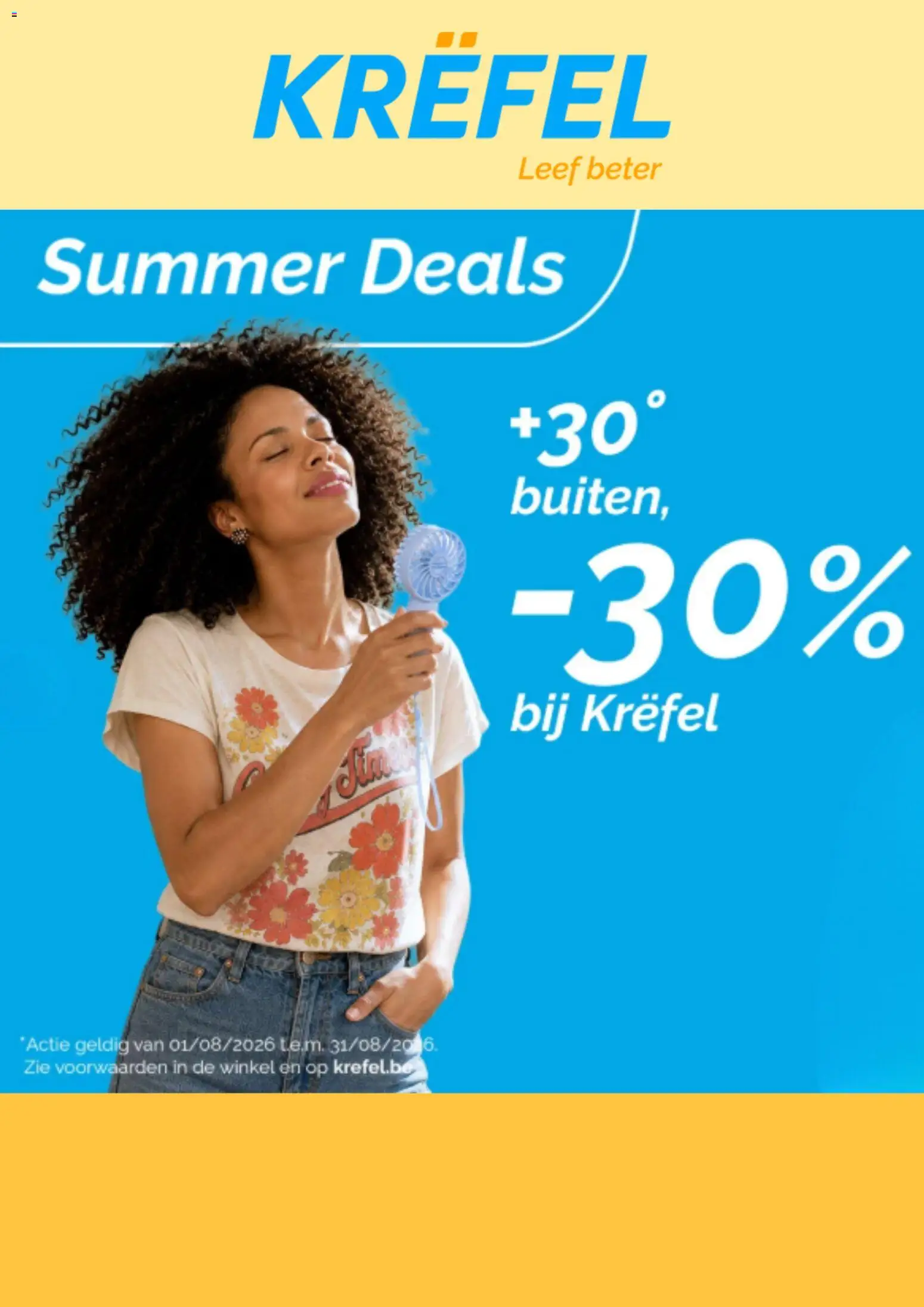 Voorbeeld van Krëfel Folder / Publicité van winkel Krëfel geldig vanaf 01/08/2026